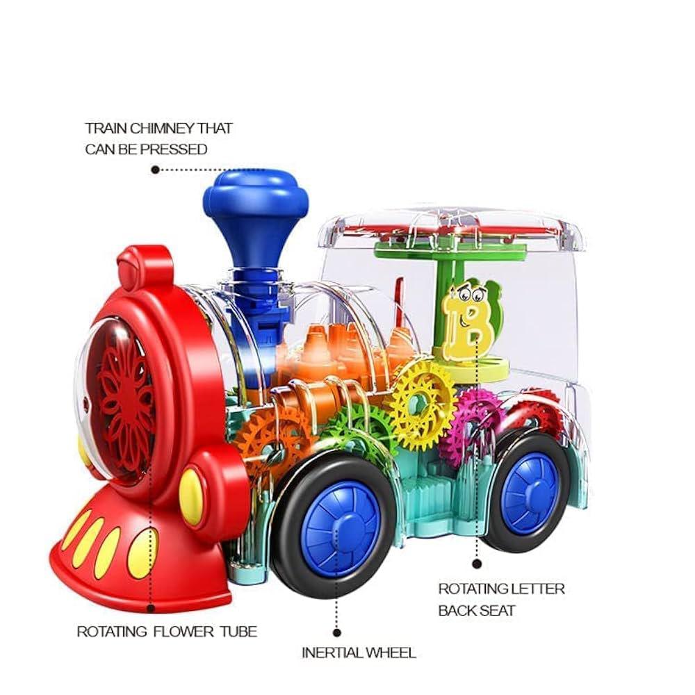 Transparent Gear Train