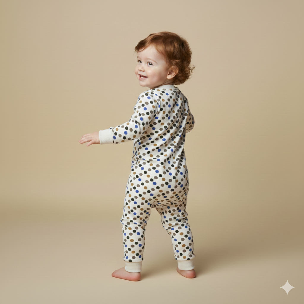 Fleece Romper Printed