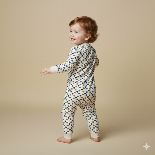 Fleece Romper Printed