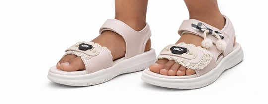 PEARLS LACE BABY SANDALS