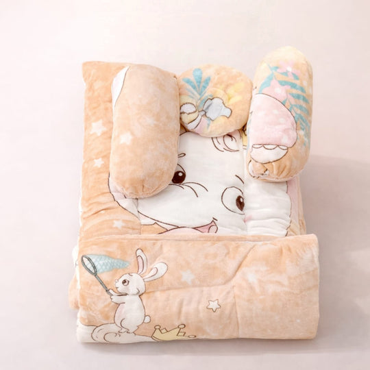 Kidzo Baby 7-Pcs Bed Set Panel Print