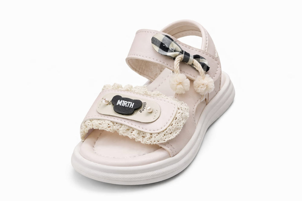PEARLS LACE BABY SANDALS