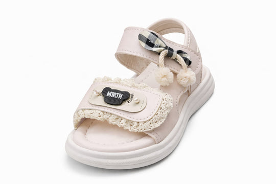 PEARLS LACE BABY SANDALS