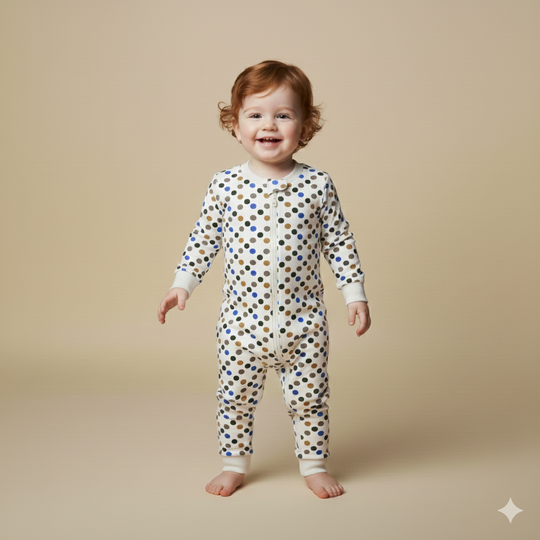 Fleece Romper Printed