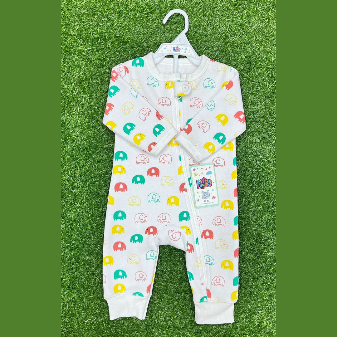 Fleece Romper Printed