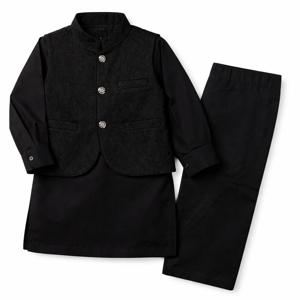 Wash and Wear kameez shalwar with Waistcoat