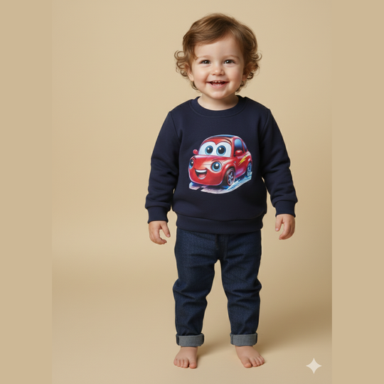 Car Print Sweatshirt