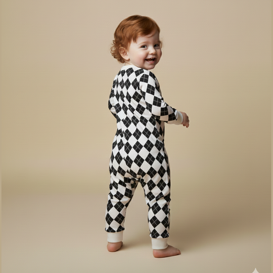 Fleece Romper Printed