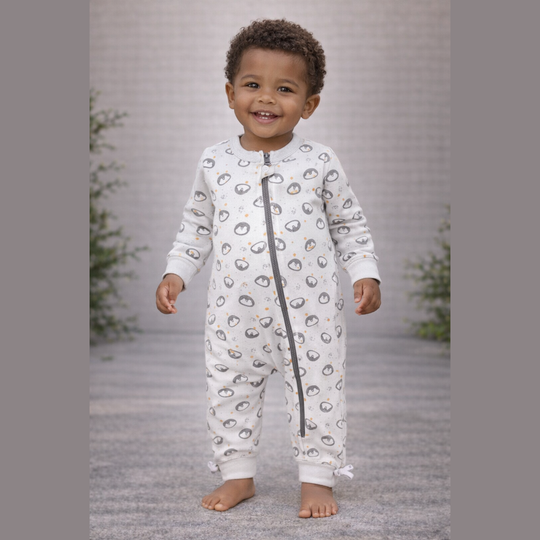 Fleece Romper Printed