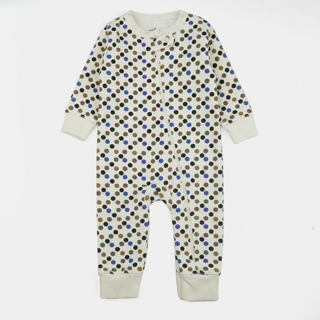 Fleece Romper Printed