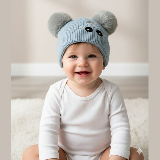 Wool Cap With Car Print