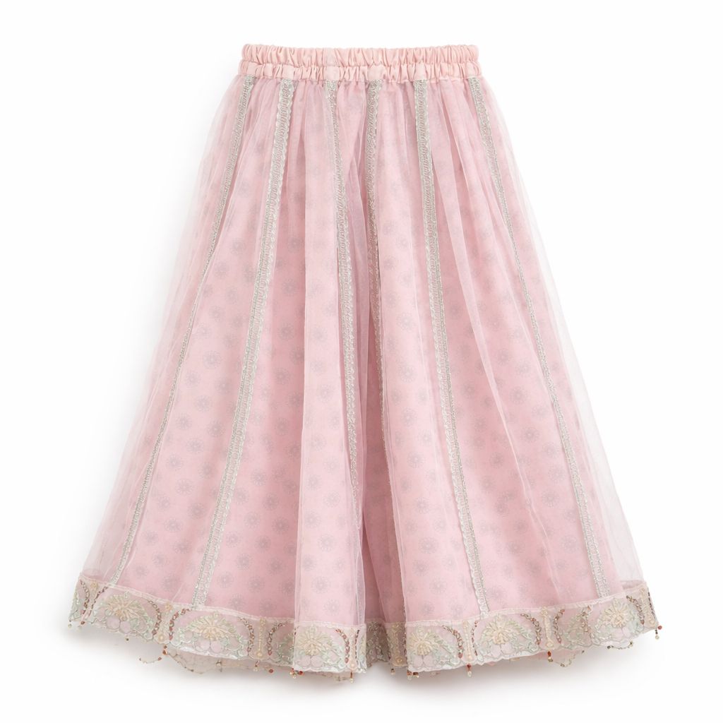 Fancy Gharara Kurti with Net Dupatta (3Pcs)