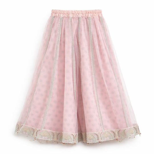 Fancy Gharara Kurti with Net Dupatta (3Pcs)