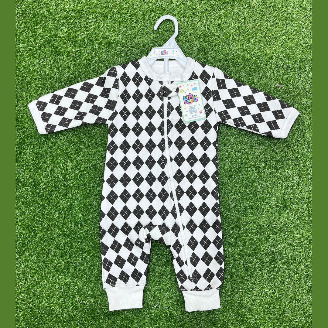Fleece Romper Printed