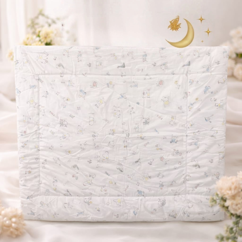 Kidzo Baby 7-Pcs Bed Set Panel Print