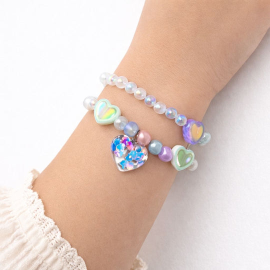 Beaded Bow Bracelet Set
