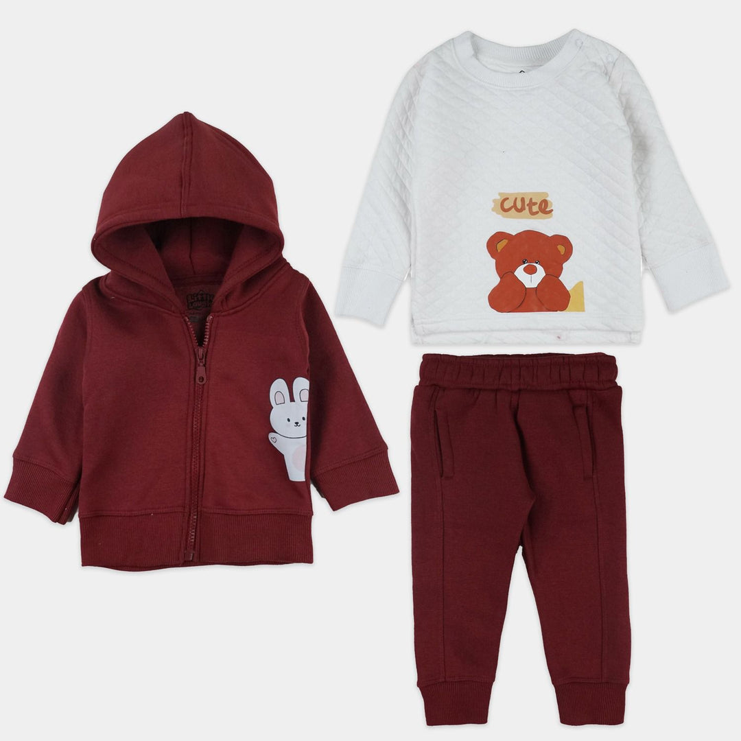 Taddy& Star Quilted Zip-Up