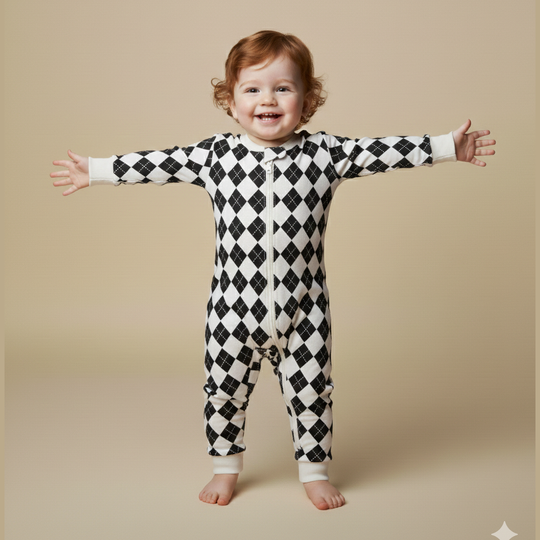 Fleece Romper Printed