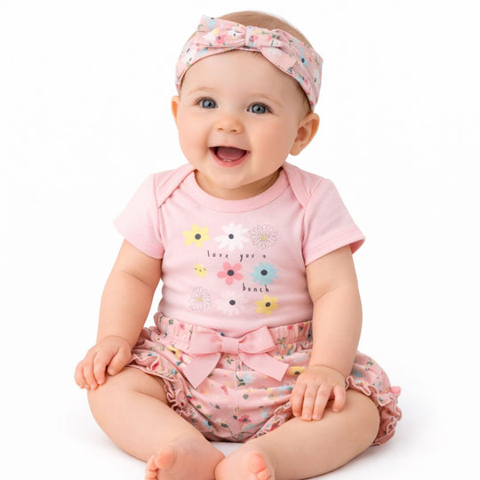 Baby Flower Bunch 3Pcs Set
