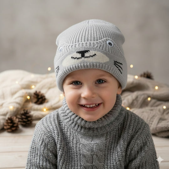 Eyes Style Wool Cap