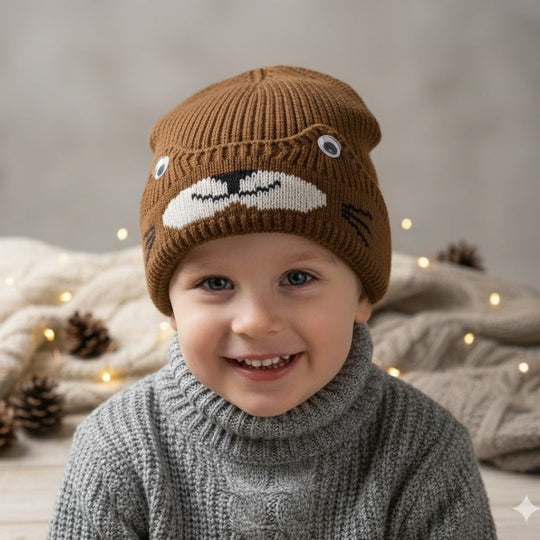Eyes Style Wool Cap