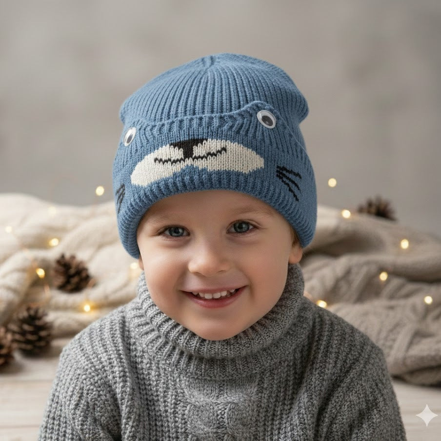 Eyes Style Wool Cap