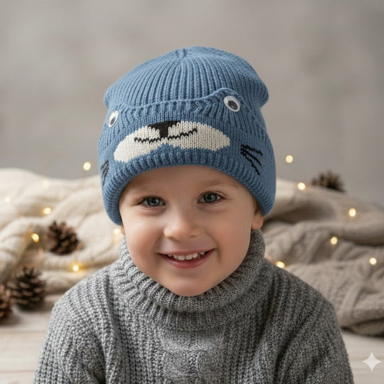 Eyes Style Wool Cap