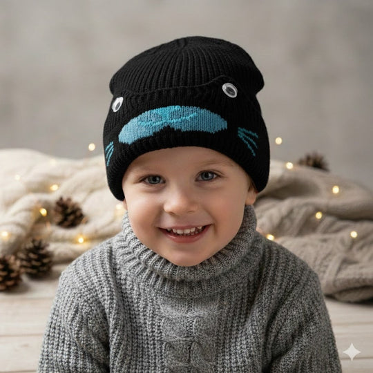Eyes Style Wool Cap