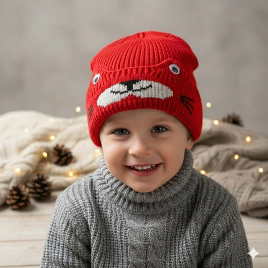 Eyes Style Wool Cap